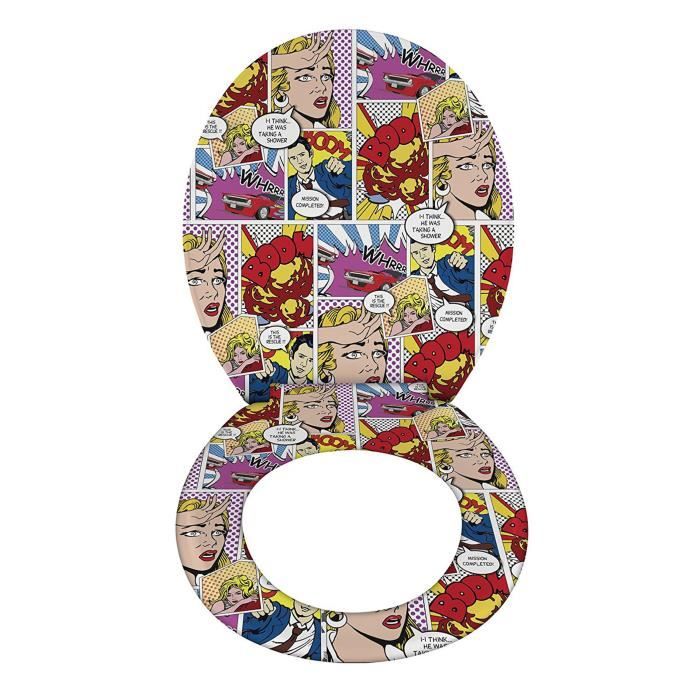 Abattant wc pop art outlet