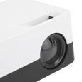 Dilwe Cinéma maison intelligent Blanc noir 100‑240V intelligent de cinéma maison de mini projecteur portatif de la pleine haute-2
