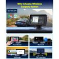 TOGUARD Autoradio CarPlay Android Auto,7" écran Tactile sans Fil Car Stereo Bluetooth multimédia avec GPS/mains libres/musique-2
