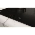 Whirlpool WSQ1160NE table de cuisson induction - 3 foyers - 7200W - L 5,4 cm x P51 cm - verre - noire-2