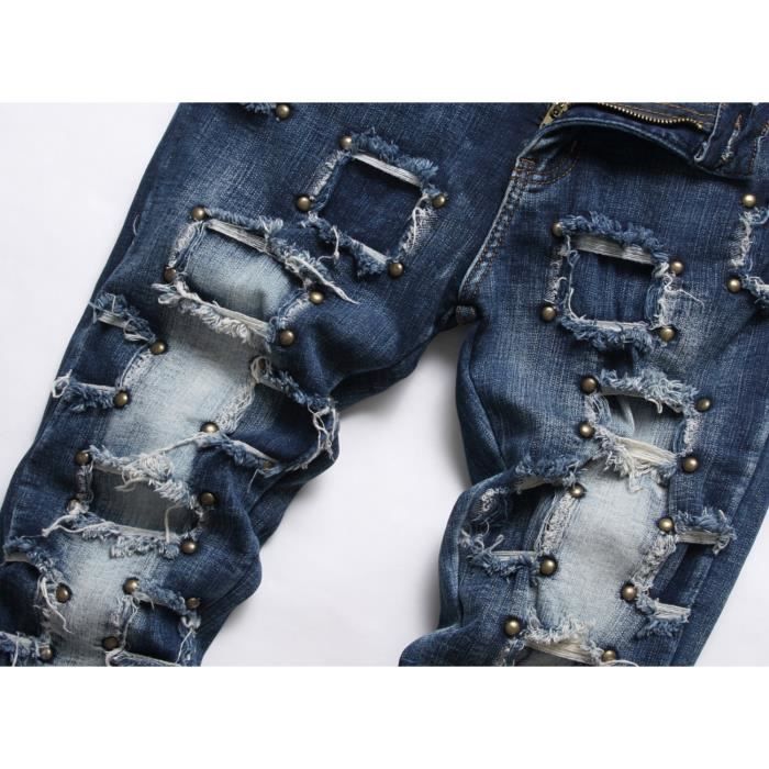 Jeans homme Pantalons homme Pantalon de Jogging Stretch Denim