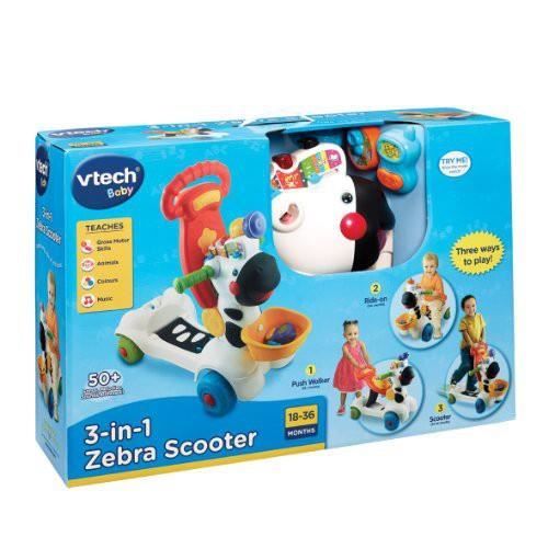 VTech Baby 3 en 1 Zebra Scooter Trottino Mon Zebre Rigolo Cdiscount Maison