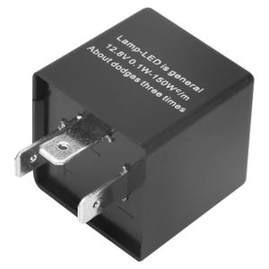 Relais Clignotant 12V 3 Broches - Turn Signal Flasher Électronique LED Pour Moto