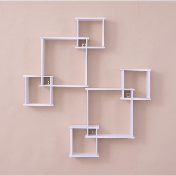 Lot De 4 Étagères Murales Flottantes En Plastique Rose - 30x10x8 Cm, Charge 4 Kg - Pour Déco, Livres, Photos - Installation Adhésif/Vis