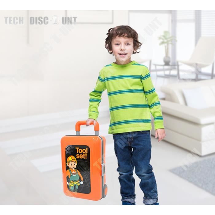 Jouet Mécanique à Remonter – Petit Tramway En Fer, Pour Enfants, Décor Rétro Et Ludique