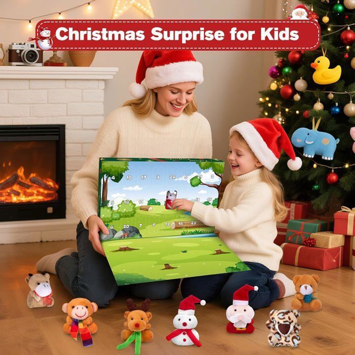 Calendrier De L'Avent 2025 à La Ferme, Coffret Cadeau 24 Jours D