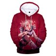 Sweatshirt à Capuche Manches Longues My Hero Academia Sweat Himiko Toga 3D Pull Personnalité Hoodies-0