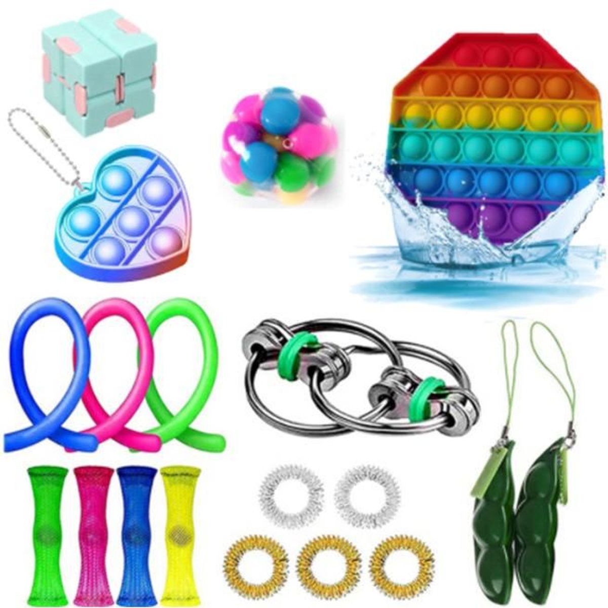 Toupie Fidget En Métal Copper Gear - Pour Gérer Stress Et Anxiété, TDAH, Autisme
