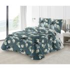 FANNY & CÉLINE Couvre-lit Boutis épais matelassé 220x240cm avec 2 Taies 65x65cm M23-6062