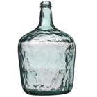 WILTEC Vase dame Jeanne - Verre recyclé - 10L - D24.5 cm - H40 cm - Transparent