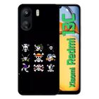 MY-KASE Coque pour Xiaomi Redmi 13C 4G - One Piece Logo Fond Noir - Silicone - Noir