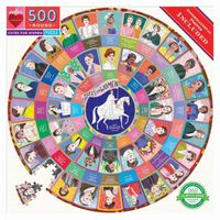 Puzzle carton 500 pièces VOTES FOR WOMEN - EEBOO - Mixte - A partir de 10 ans - Blanc - Multicolore