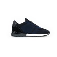 Sneakers Homme - VO7 - Milan Knit Nb - Cuir et Maille Tricotée - Noir