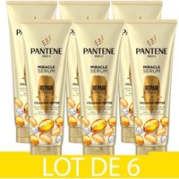 PANTENE PRO-V Repair & Protect Miracle Serum - Après-shampoing et Soin Intensif au collagène - 200 ml - Lot de 6