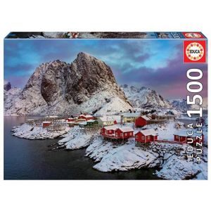 PUZZLE Puzzle paysage et nature - EDUCA - 1500 pièces - Îles Lofoten, Norvège