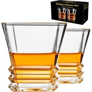Verre à cocktail Lot De 2 Verres À Whisky À L'Ancienne De 300 Ml, V