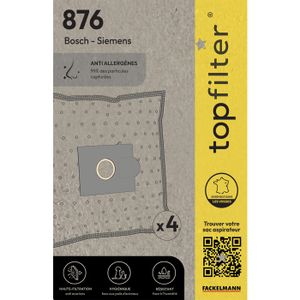 10 Premium Sacchetti Per Aspirapolvere Bosch Formula hygienixx Pro
