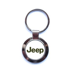 Compass Cherokee Bronze NV Porte-clefs en métal Jeep pour Les Fans de Jeep Wrangler Renegade. Willys