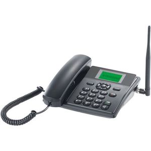 Téléphone fixe sans fil 4G Support de téléphone de bureau GSM  850-900-1800-1900MHZ Carte SIM Téléphone sans fil avec antenne A267 -  Cdiscount Téléphonie