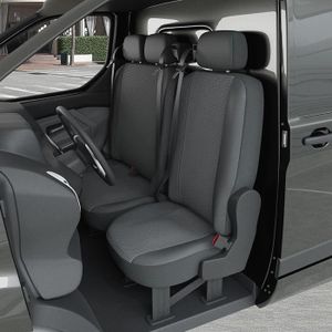 1 Couvre siege Avant Camping-Car pour Cruiser Daily 891 L Iveco Daily 3.0 150 ch 1 Pi/èce 2019 NOIR
