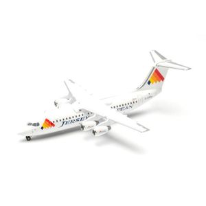 AVIATION Miniatures montées - Jersey European Airways British Aerospace Bae 1/200 Herpa