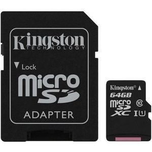 CARTE MÉMOIRE Carte microSDXC Kingston Canvas Select - 64 Go - C