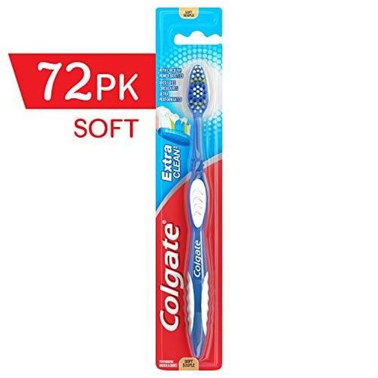 COLGATE Extra Clean Toothbrush Soft Soft Toothbrush Bulk Toothbrushes