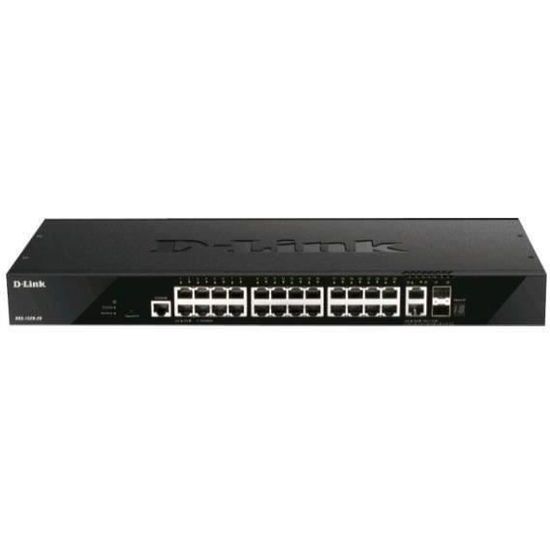 D-LINK DGS 1520-28 - Commutateur - C3 - intelligent - 24 x 10/100/1000 + 2 x Gigabit SFP + 2 x 10 Gigabit SFP+ - Montable sur rack