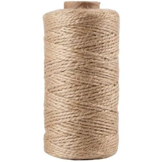 Ficelle de chanvre naturel 1 mm 400 m Pour bricolage, emballage — free download