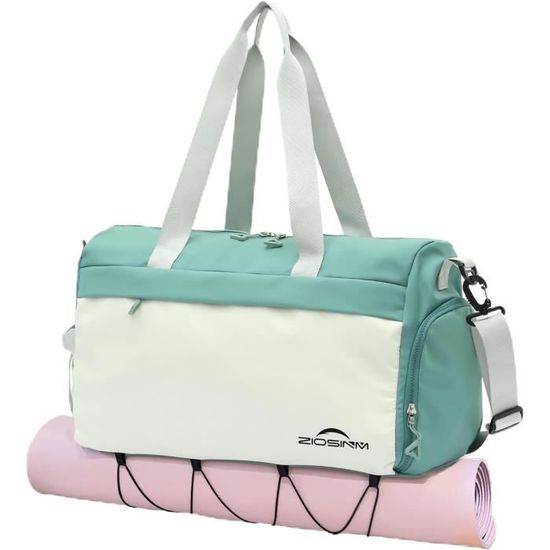 Sac De Sport 42L Suweir - Compartiments Chaussures & Humide - Transformable Sac à Dos - Polyvalent Gym, Voyage, Piscine