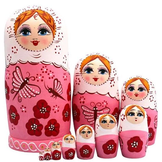 Culbuto - Poupée russe avec grelot T6760 T6760 : Artisanat russe sur