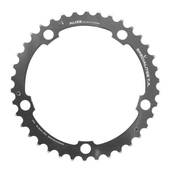 Stronglight Plateau route 5bra d.130 dural 42dts interieur argent type shimano 8-9v. à 20.59