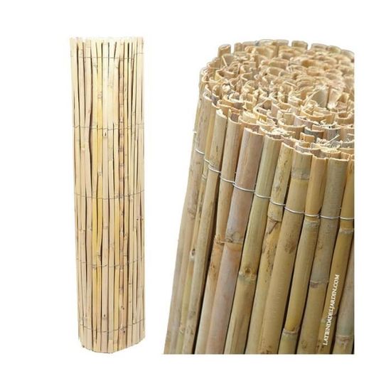 Suinga Naturrinden-Sichtschutz – 1,5x3 M, Geflochtene Kiefernrinde, 95% Sichtschutz, Für Garten & Terrasse