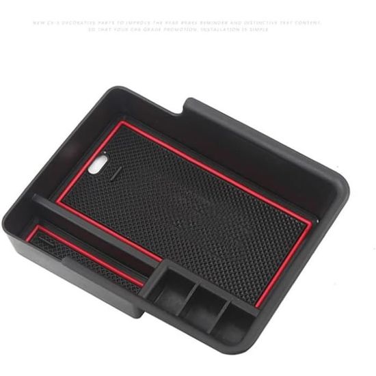 Vassoio Organizer Per Console Centrale MG 4 Mulan 2022-2023 – Divisorio In ABS Con Tappetino Antiscivolo, Accessorio Interno Bianco