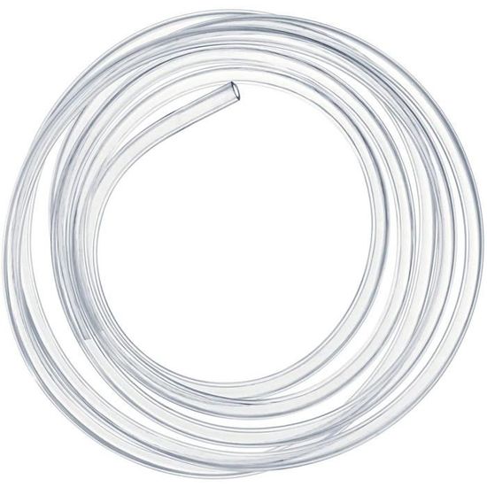 Kesote Tuyau PVC Souple Transparent 3 Mètres, 7 × 9mm Tube Flexible de Pression