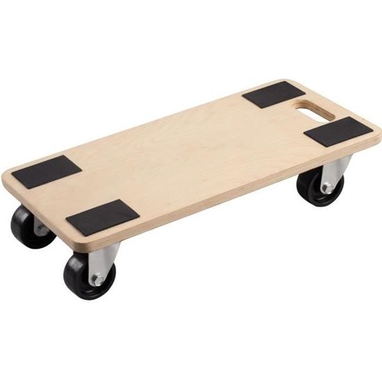 Patins De Meubles Avec Roulettes Dörner & Helmer - 590x290 Mm - Capacité 200 Kg - Pour Déplacer Meubles, électroménager - 4 Roues Caoutchouc