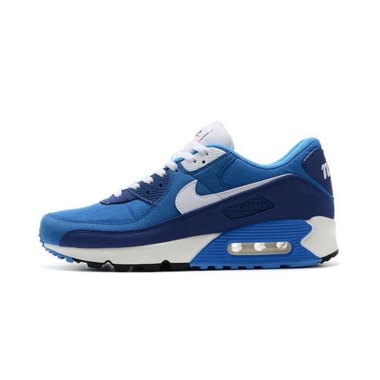 Nike Air Max 90 baskets pour hommes Bleu Cdiscount Chaussures