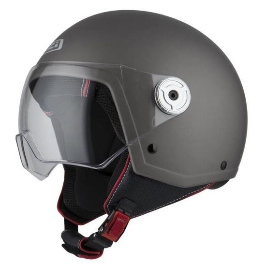 CASQUE JET MOMO Design Fgtr Evo Approuvé 22.06 Double Visière Noir Mat EUR 197,21 - FR