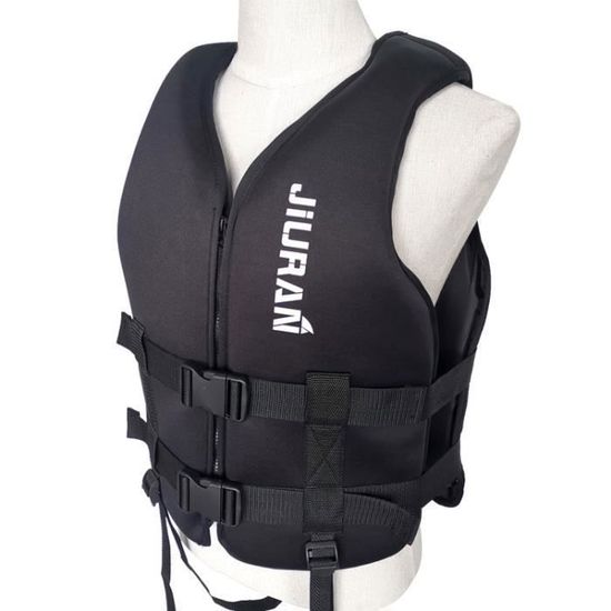 Gilet De Sauvetage Adulte/enfant - Flottabilité 150N, Charge Max 120 Kg - Néoprène, Réglable, Bandes Réfléchissantes