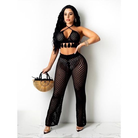 Ensemble Corset Et Jarretelles En Cuir Verni Ajouré - Tenue Sexy Et Décolletée Pour Soirée érotique - 6