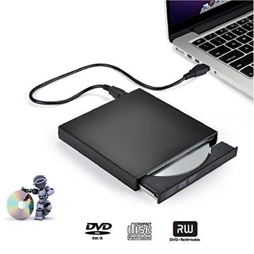 Graveur DVD Externe, iAmotus DVD-CD Lecteur Portable USB 2.0 CD DVD +--RW ROM Player Compatible Windows XP-7-8-10-Vista-Linux, Mac O