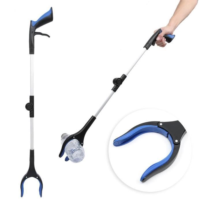 Outil de Ramassage 82CM Extra Long Pince de Préhension Grabber Outil D'aide Handicapé les femmes enceintes âgées,pliable