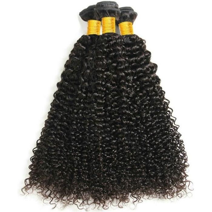 Yavida Tissage bresilien en lot lisse 10- 12- 14- Mèches Bresiliennes Boucle 100g-piece Extension Cheveux Naturel Noir