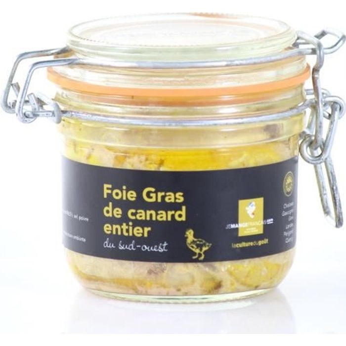 Foie Gras de canard entier IGP Sud-Ouest - Conserve de 190 g