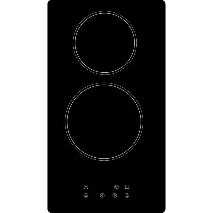 Plaque de cuisson encastrable KF-GK-2F, plaque de cuisson vitrocéramique 2 pièces, plaque de cuisson double autonome