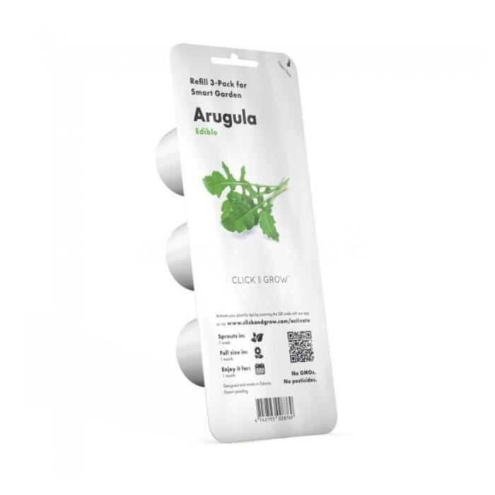 Graîne Roquette Verte Smart Garden Click&Grow 3 semis