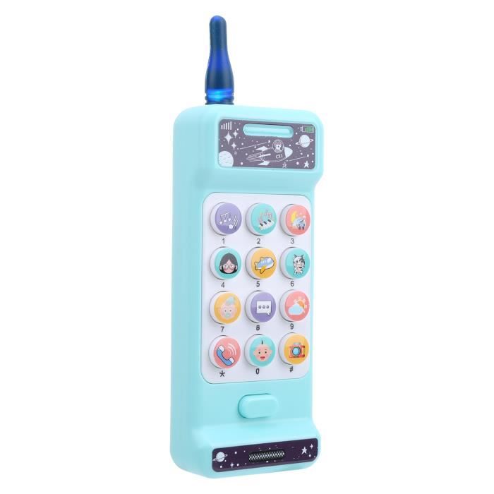 Drfeify Jouet de modèle de téléphone de bébé Machine de Téléphone Enfants Jouet de Téléphone Portable de Musique Jouet