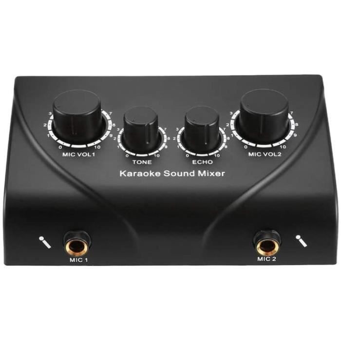 Équipement de karaoké Durable Système audio professionnel de mixeur de son karaoké Système de mixage d'écho avec son de 81179