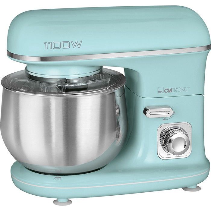Robot Pâtissier Boulangerie Cuisine Ménager Multifonction Bol 5L 1100W Clatronic KM 3711 Verde