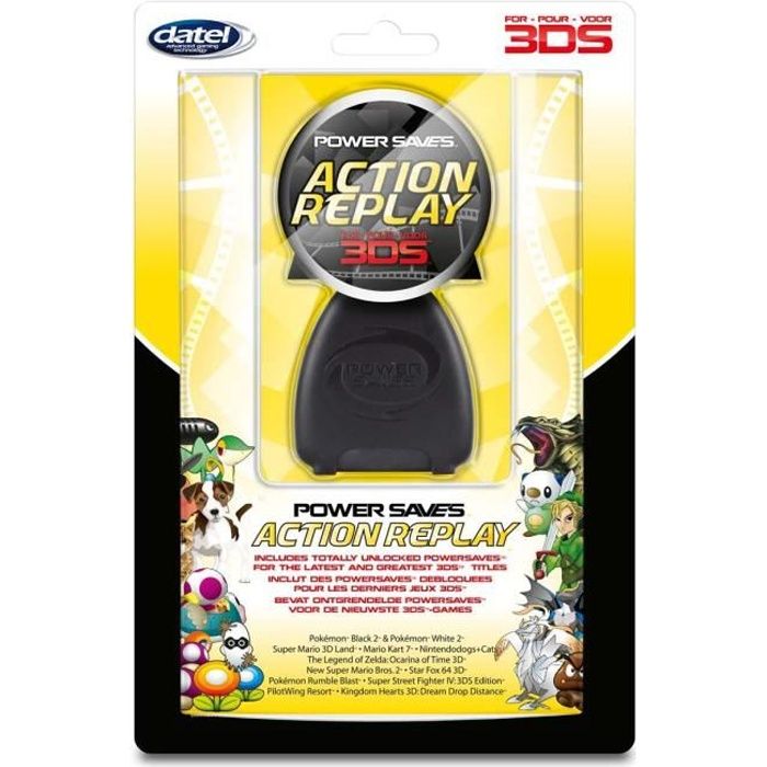 Action Replay Et Sauvegarde Des Jeux Pour 3DS